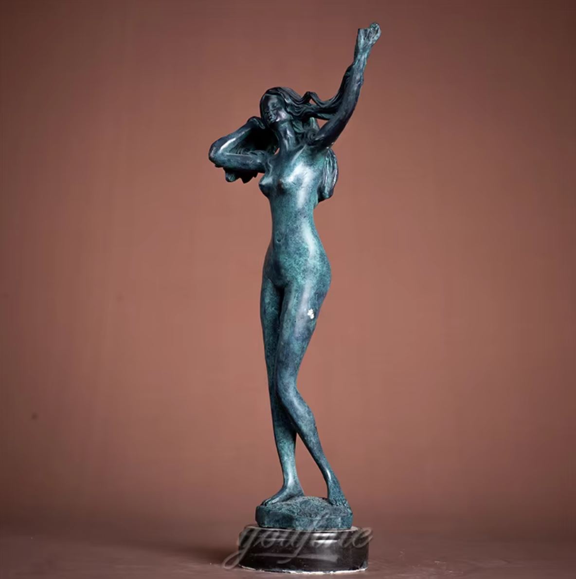 Statue Femme Nu – Bronze Art érotique, Sculpture Figurine 20cm (Aubaho, Neuve)
