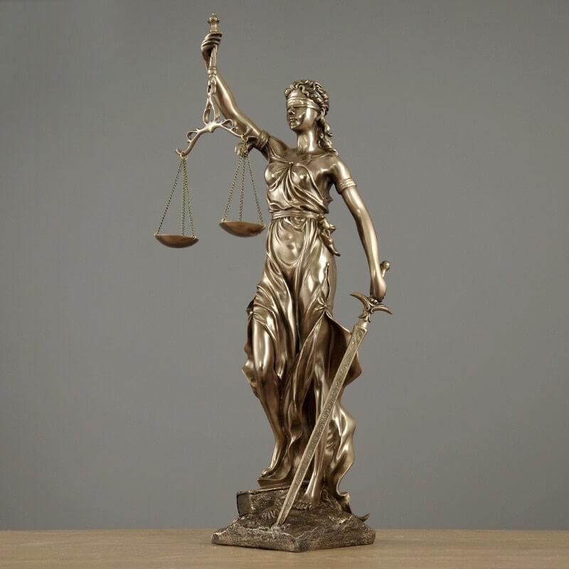 Statuette Déesse Grecque de la Justice Thémis | Atelier Impérial