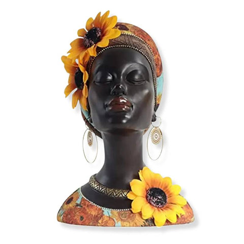 Statue Buste <br> Africaine
