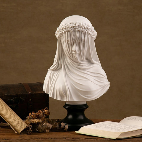 Buste de La Vierge Voilée 36 cm