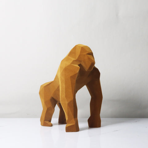 Statue Gorille Origami 29 cm
