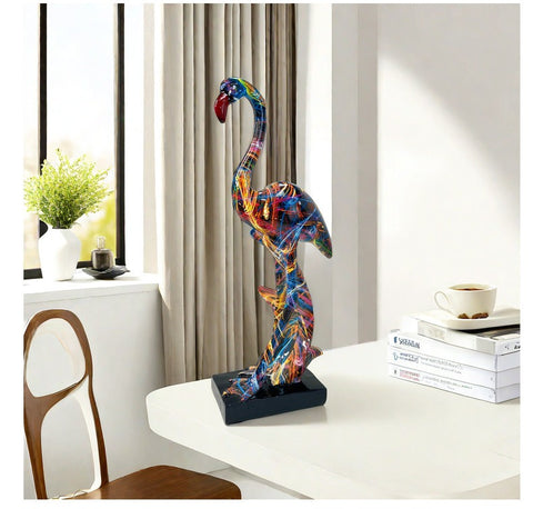 Sculpture Flamant Rose Lazer 35 cm