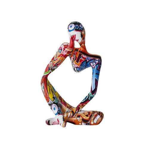 Sculpture Contemporaine <br> Statuette Penseur Graf