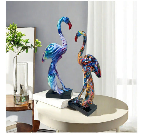 Sculpture Flamant Rose Lazer 35 cm