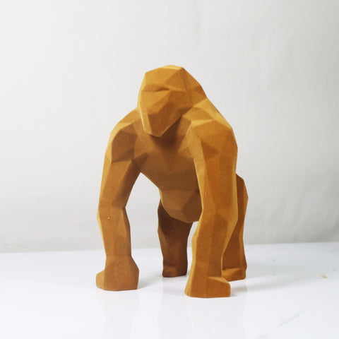Statue Gorille Origami 29 cm
