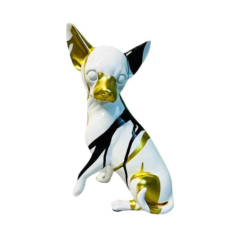 statue chihuahua decoration