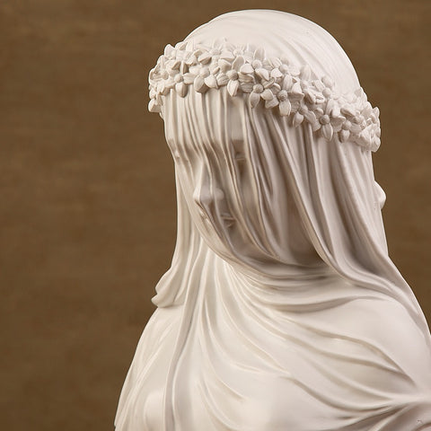 Buste de La Vierge Voilée 36 cm