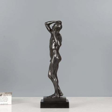 Statue L'Âge d'Airain de Rodin en Bronze 30 cm