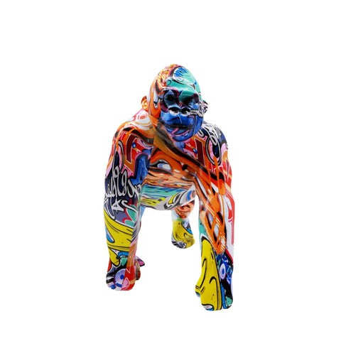 Statue gorille resine eighties 26 cm