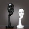 sculpture contemporaine visage