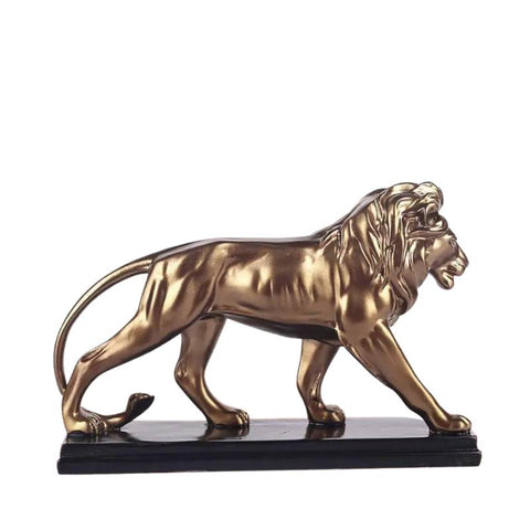 statue lion resine