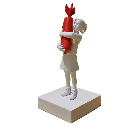 Sculpture Contemporaine <br> Statue Bomb Love Banksy