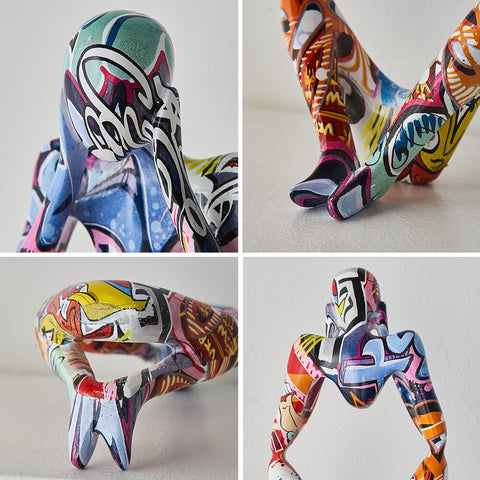 Sculpture Contemporaine <br> Statuette Penseur Graf