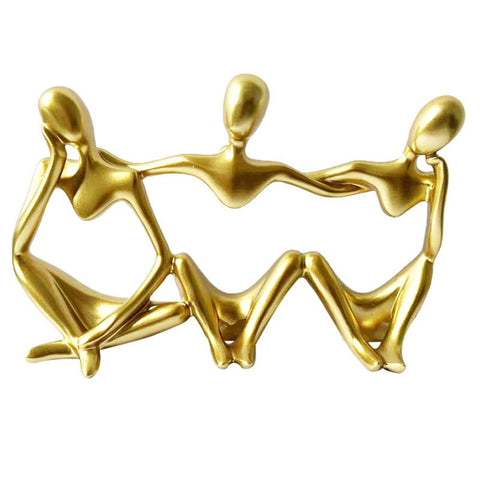 Sculpture Contemporaine <br> Penseur Trio