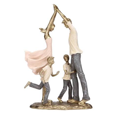sculpture famille quatre