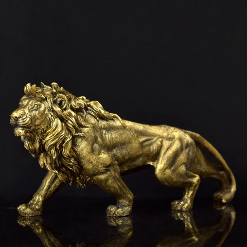 statue lion decoration interieur