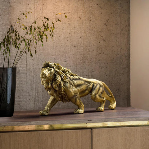 statue lion decoration d'interieur