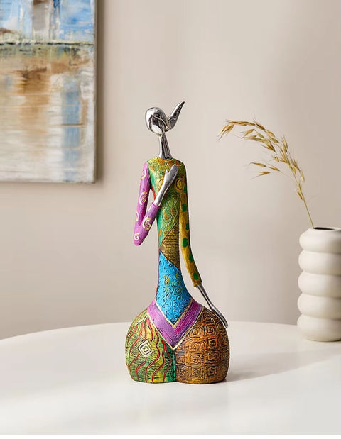 Statue abstraite femme 35 cm