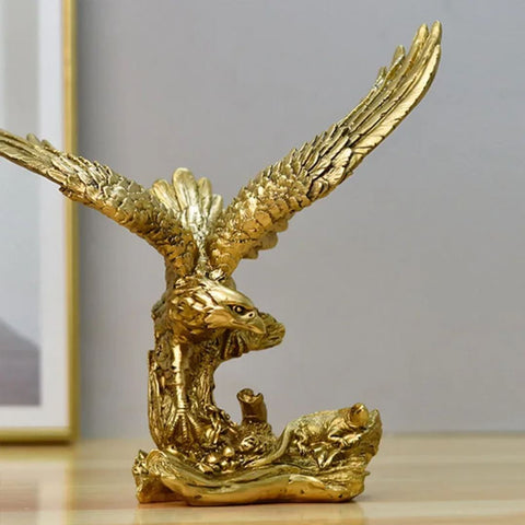 Statue Aigle doré 15 cm