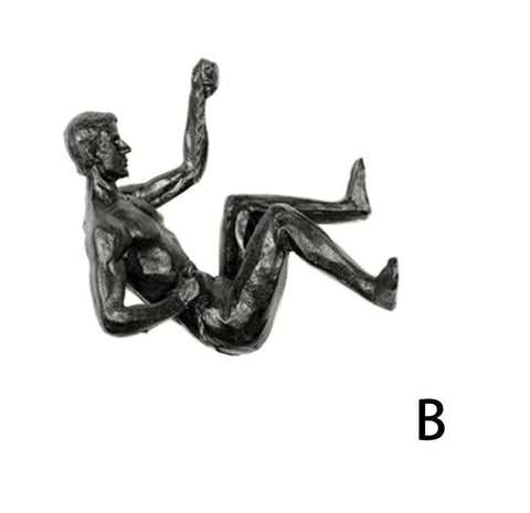Statuette athlète escalade