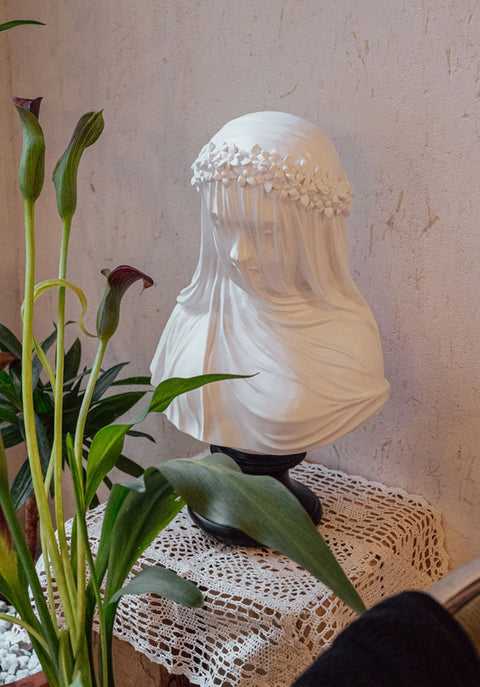 Buste de La Vierge Voilée 36 cm
