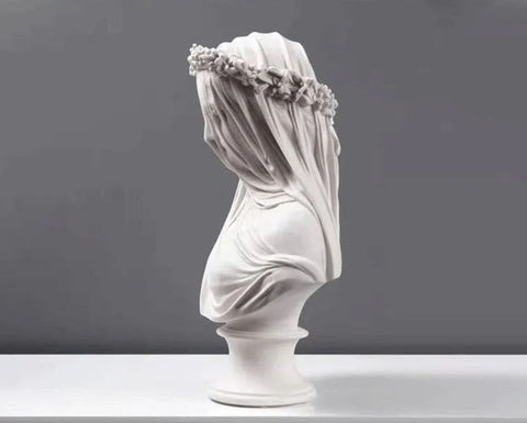 Buste de La Vierge Voilée 36 cm
