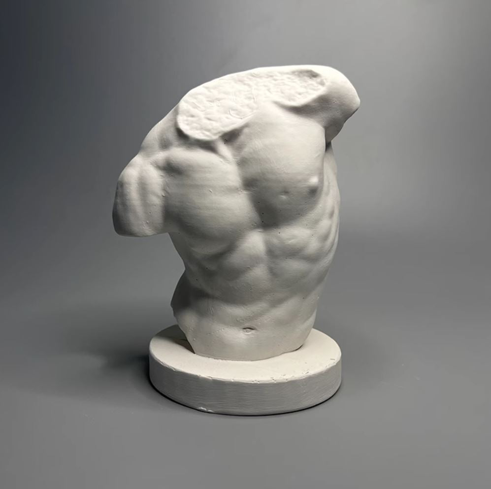 Statue buste torse homme 13 cm– Omega Statue