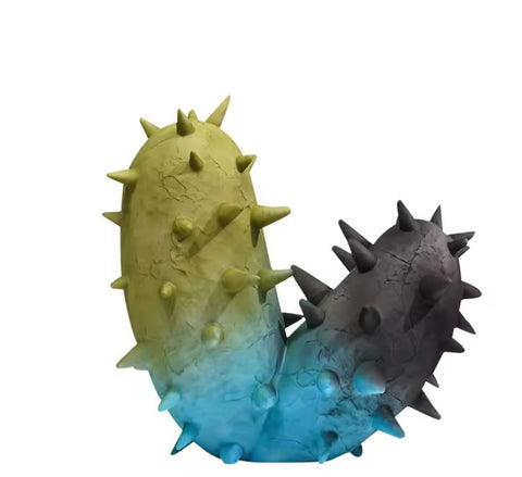 Sculpture Cactus Design en résine 36 cm