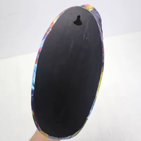 Sculpture murale tête de cheval pop art 28 cm