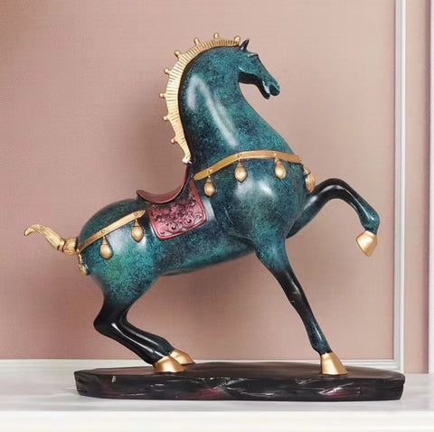 Statue cheval tang 23 cm