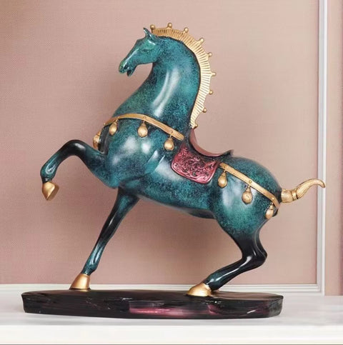 Statue cheval tang 23 cm