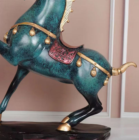 Statue cheval tang 23 cm