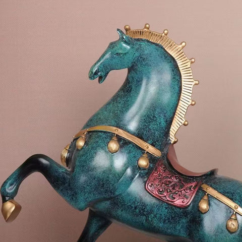 Statue cheval tang 23 cm