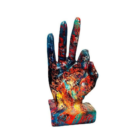 Sculpture Contemporaine <br> Statue Doigt