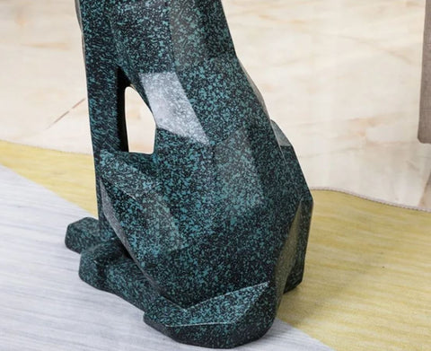 Statue Dobermann table appoint 92 cm