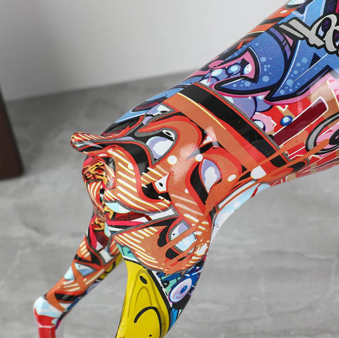 Statue Dobermann popart 22 cm