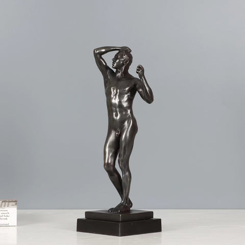 Statue L'Âge d'Airain de Rodin en Bronze 30 cm
