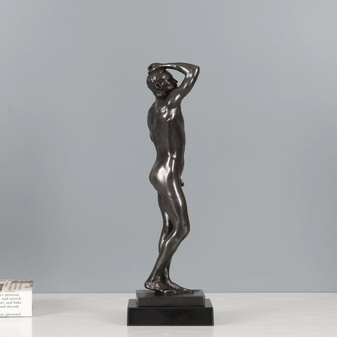 Statue L'Âge d'Airain de Rodin en Bronze 30 cm