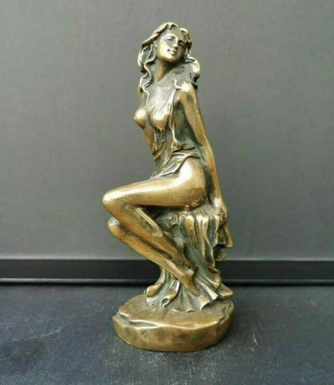 Statue en métal femme nue 15 cm