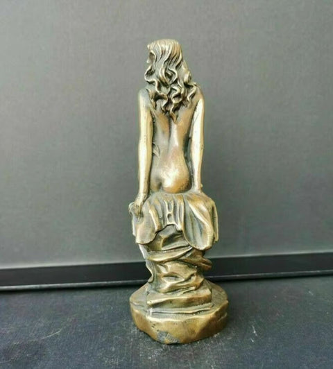 Statue en métal femme nue 15 cm