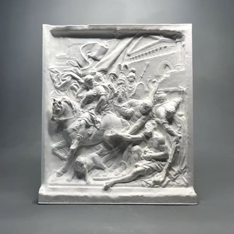 Sculpture murale fresque grecque 22 cm