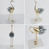 sculpture oiseau métal