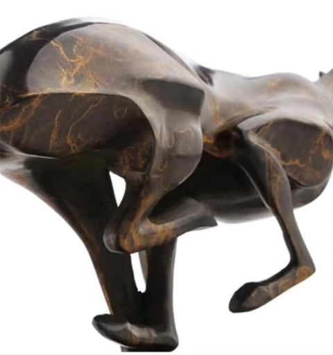 Statue Léopard en Bronze 36 cm