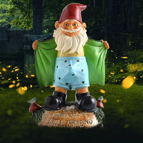 Statue nain de jardin en calçon 15 cm