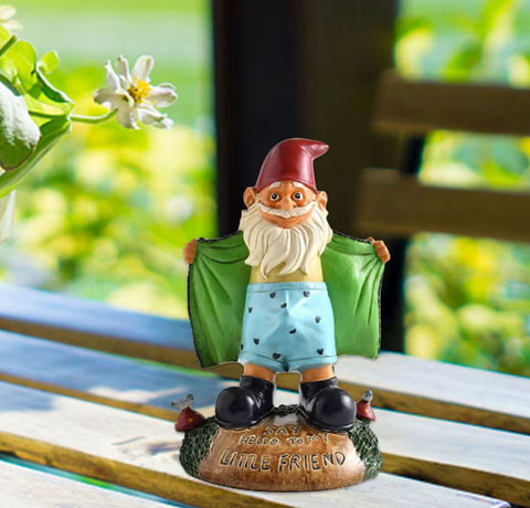 Statue nain de jardin en calçon 15 cm