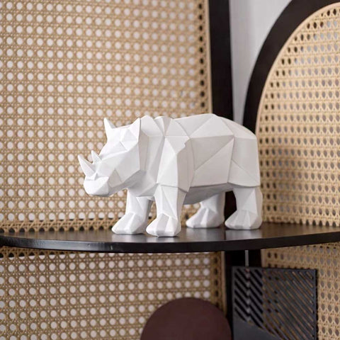 Statue Rhinocéros <br/> Origami