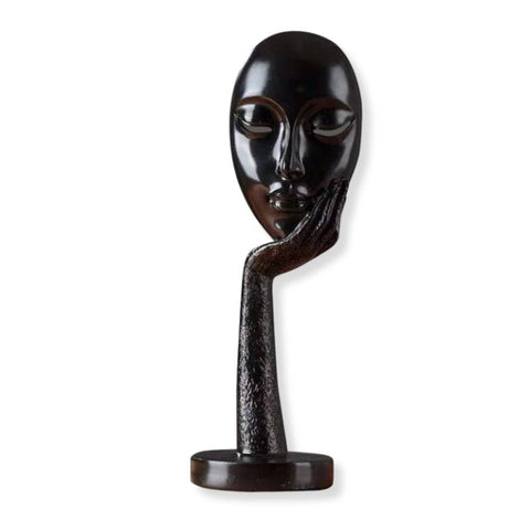 sculpture contemporaine visage