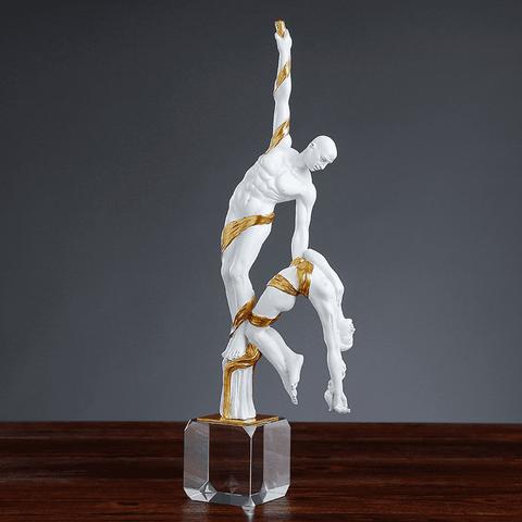Statue couple danseur 35 cm