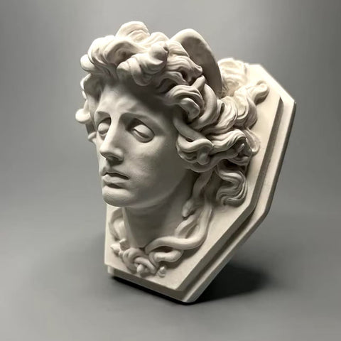 Statue murale tête grecque 13 cm