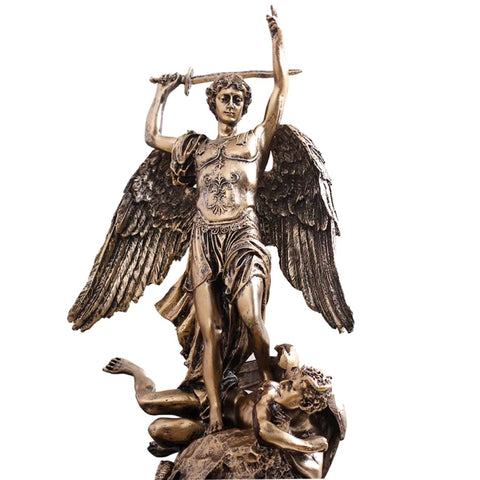 Statue hermès effet bronze 38 cm